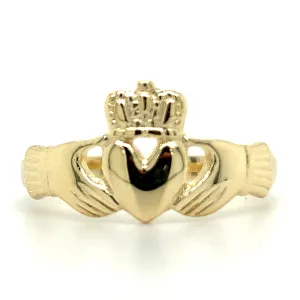 10ct Yellow Gold  Claddagh Ring