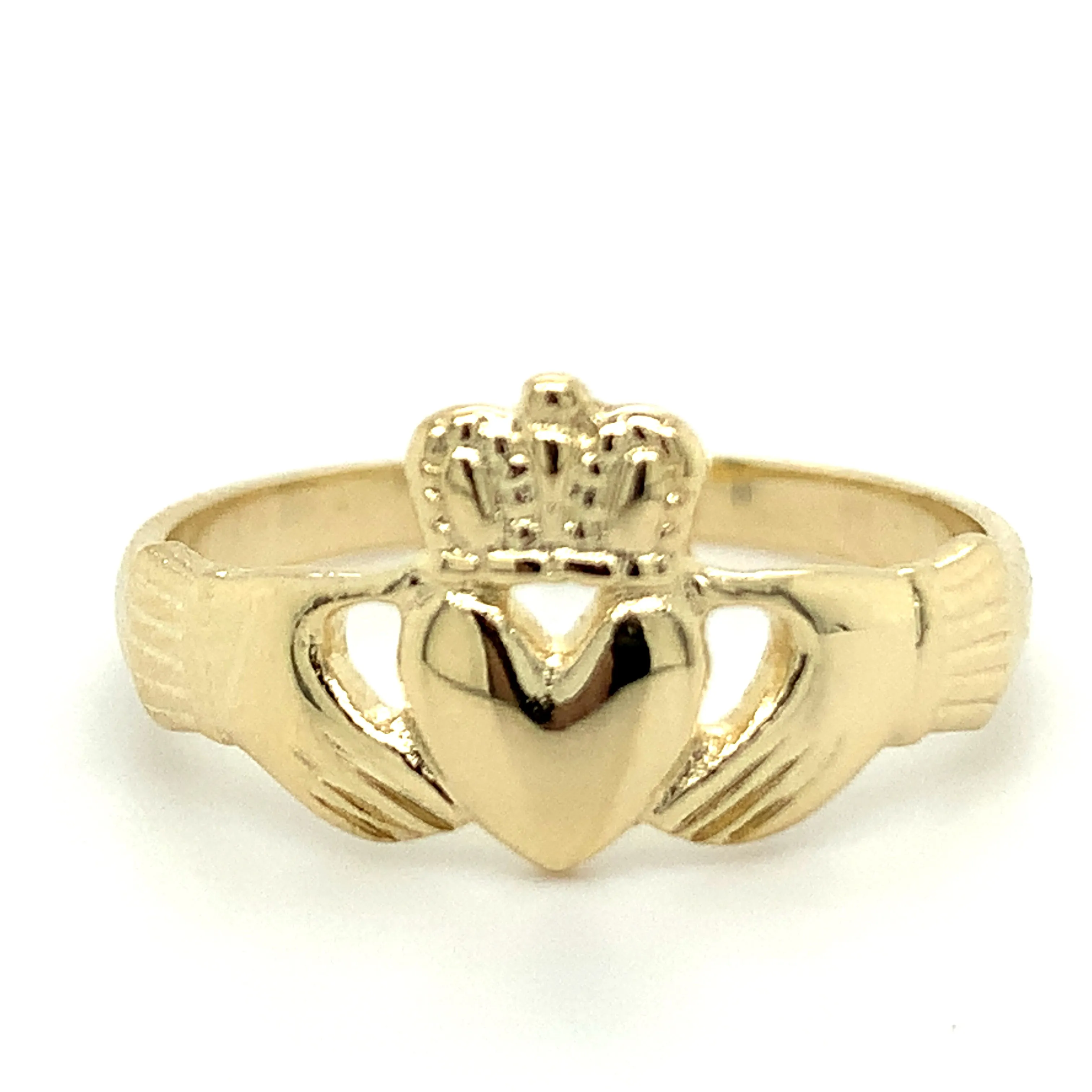 10ct Yellow Gold  Claddagh Ring