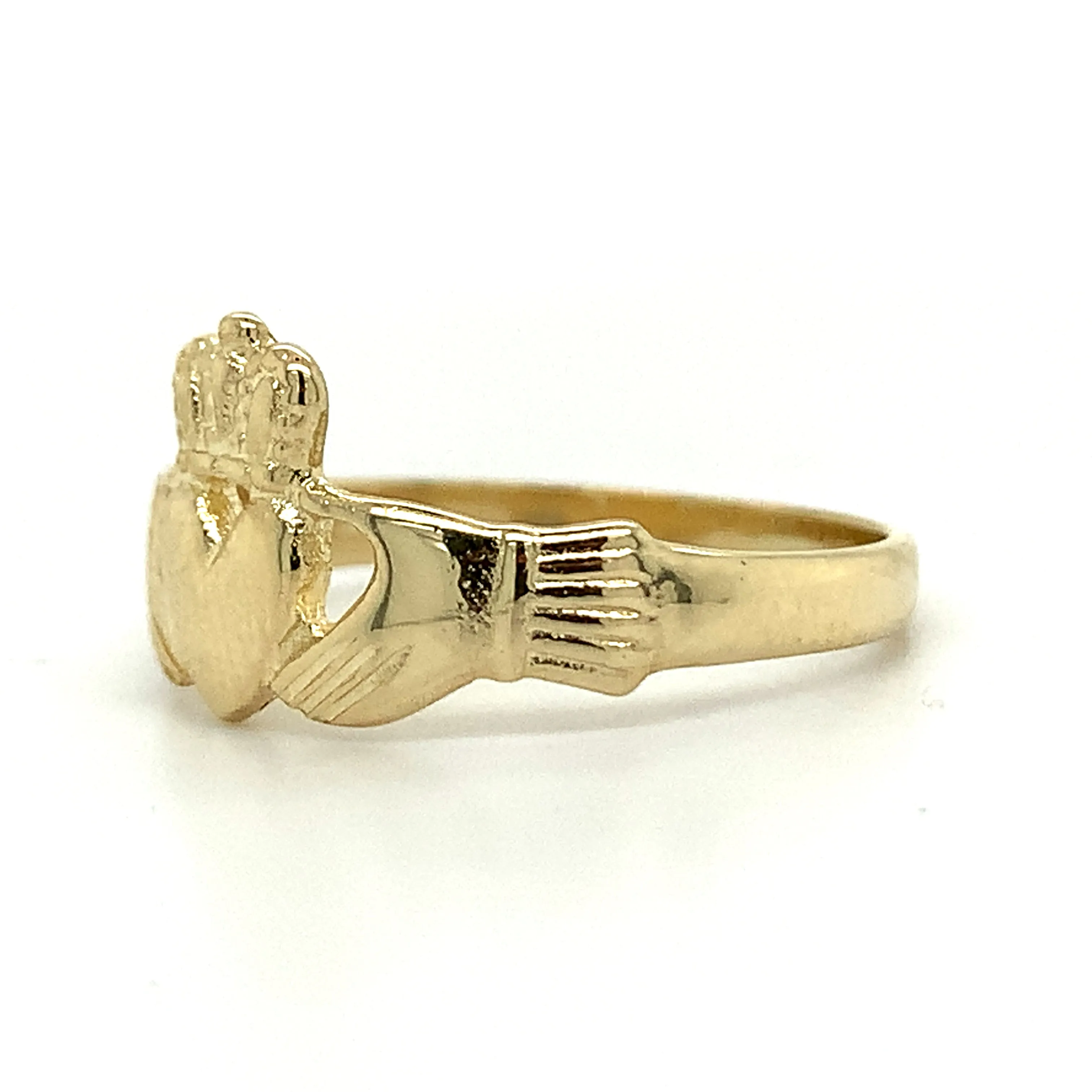 10ct Yellow Gold  Claddagh Ring