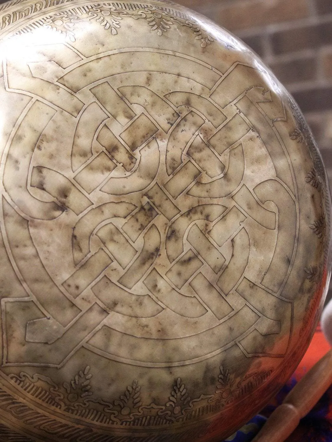 12 Inch Tibetan Dragon Singing Bowl