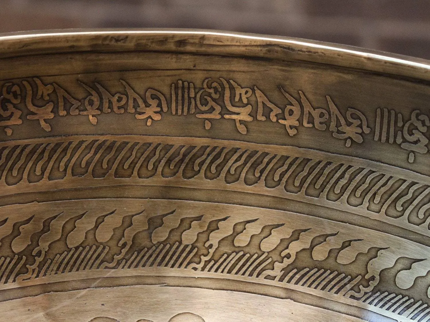 12 Inch Tibetan Dragon Singing Bowl