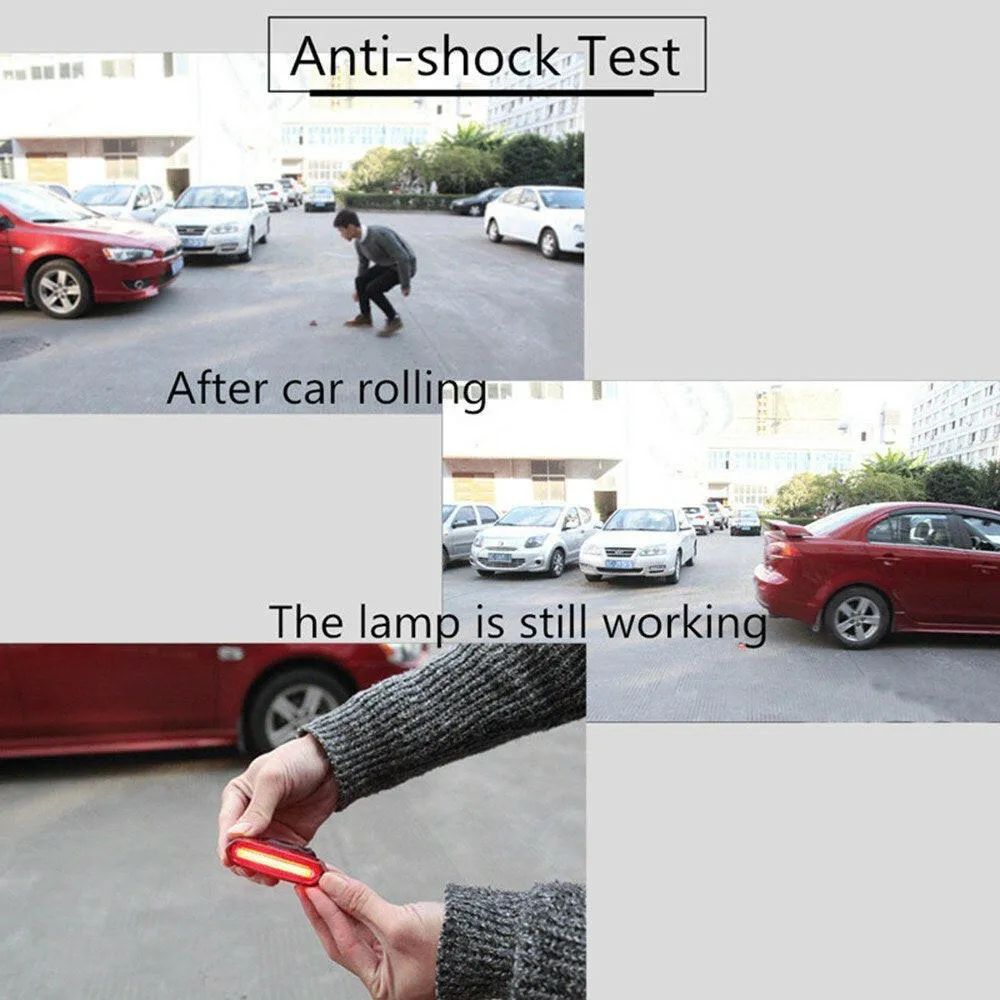 120Lumens USB Rechargeable Bike Rear Light Cycling Taillight Waterproof MTB Road Bike Light