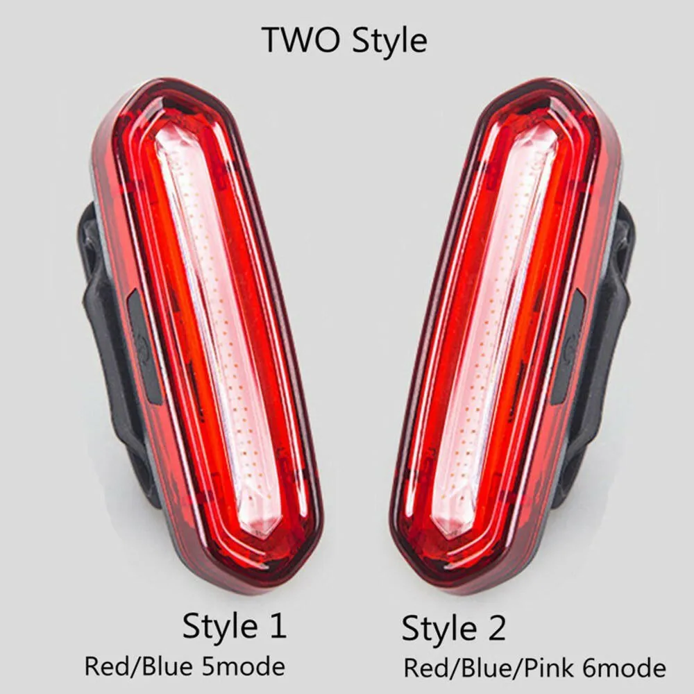 120Lumens USB Rechargeable Bike Rear Light Cycling Taillight Waterproof MTB Road Bike Light