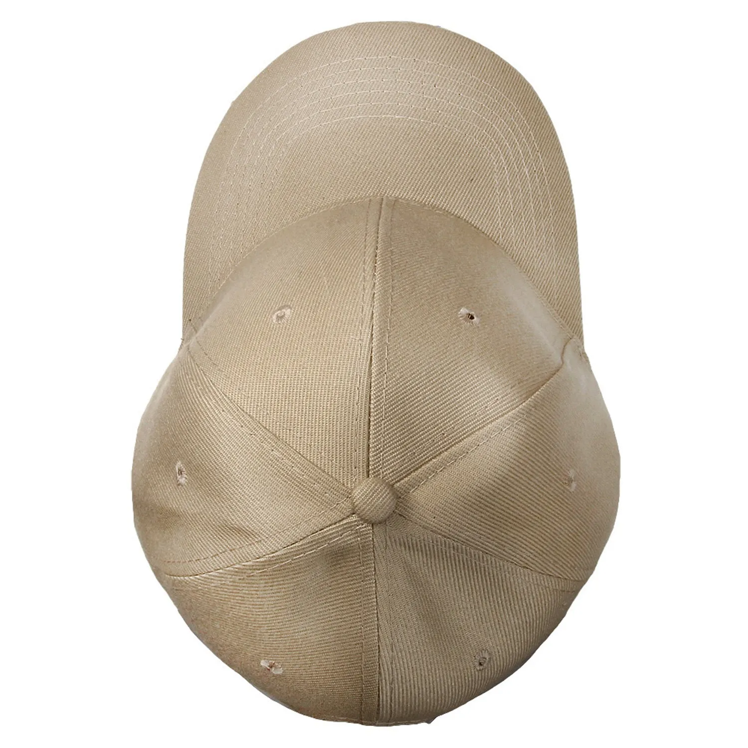 144-Pack Baseball Dad Cap Velcro Strap Adjustable Size - Khaki