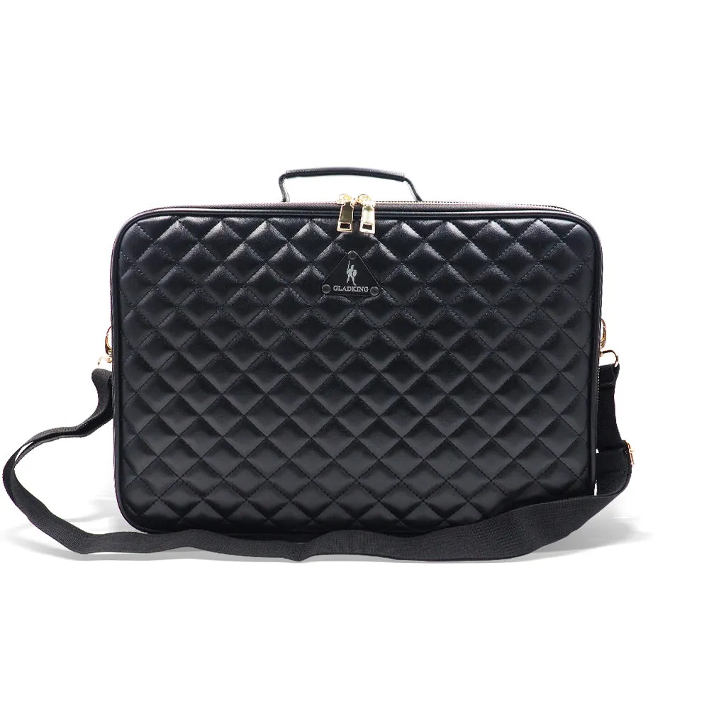 1zip Diamond Leather Organizer - Large