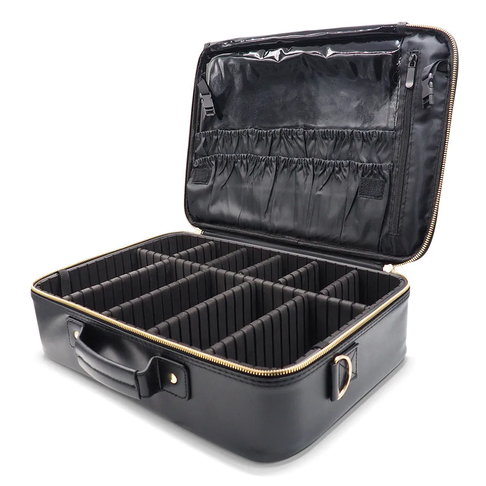1zip Diamond Leather Organizer - Large