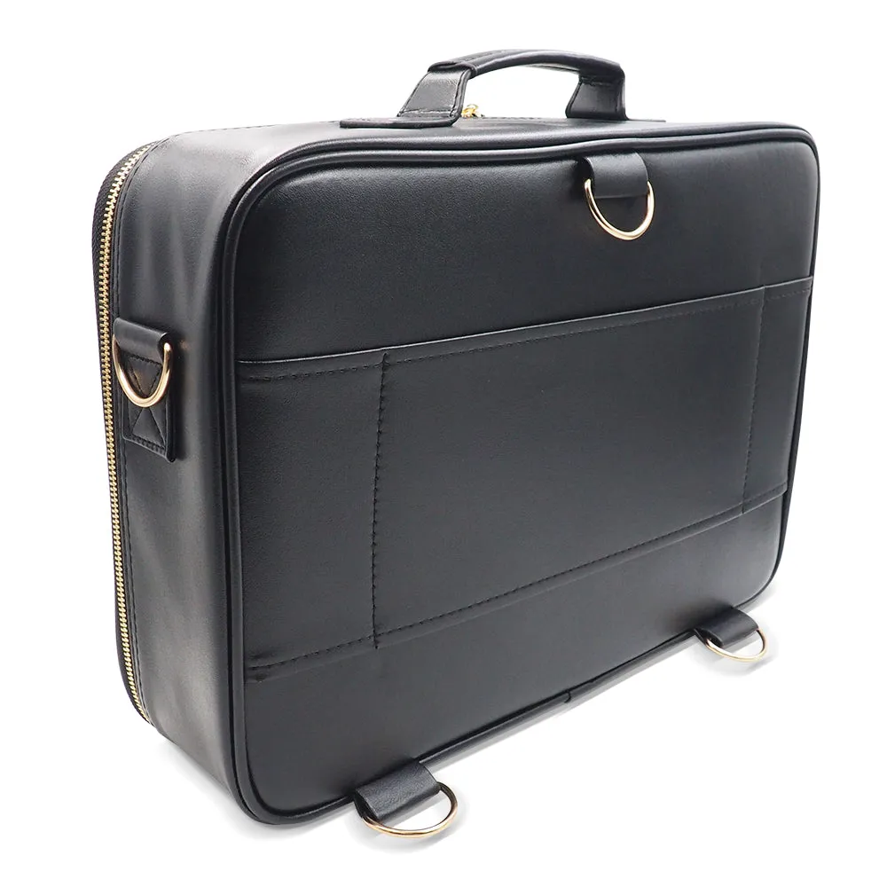 1zip Diamond Leather Organizer - Large