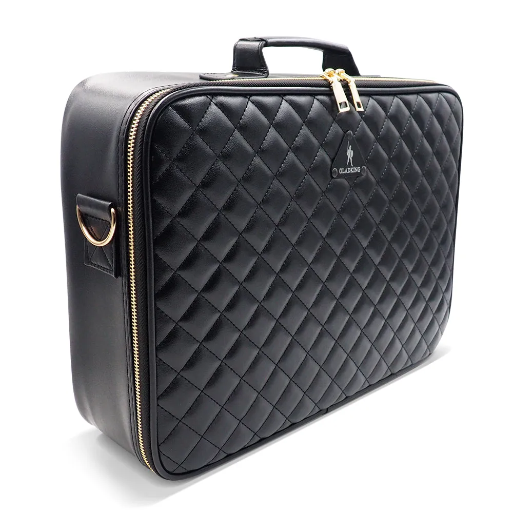 1zip Diamond Leather Organizer - Large