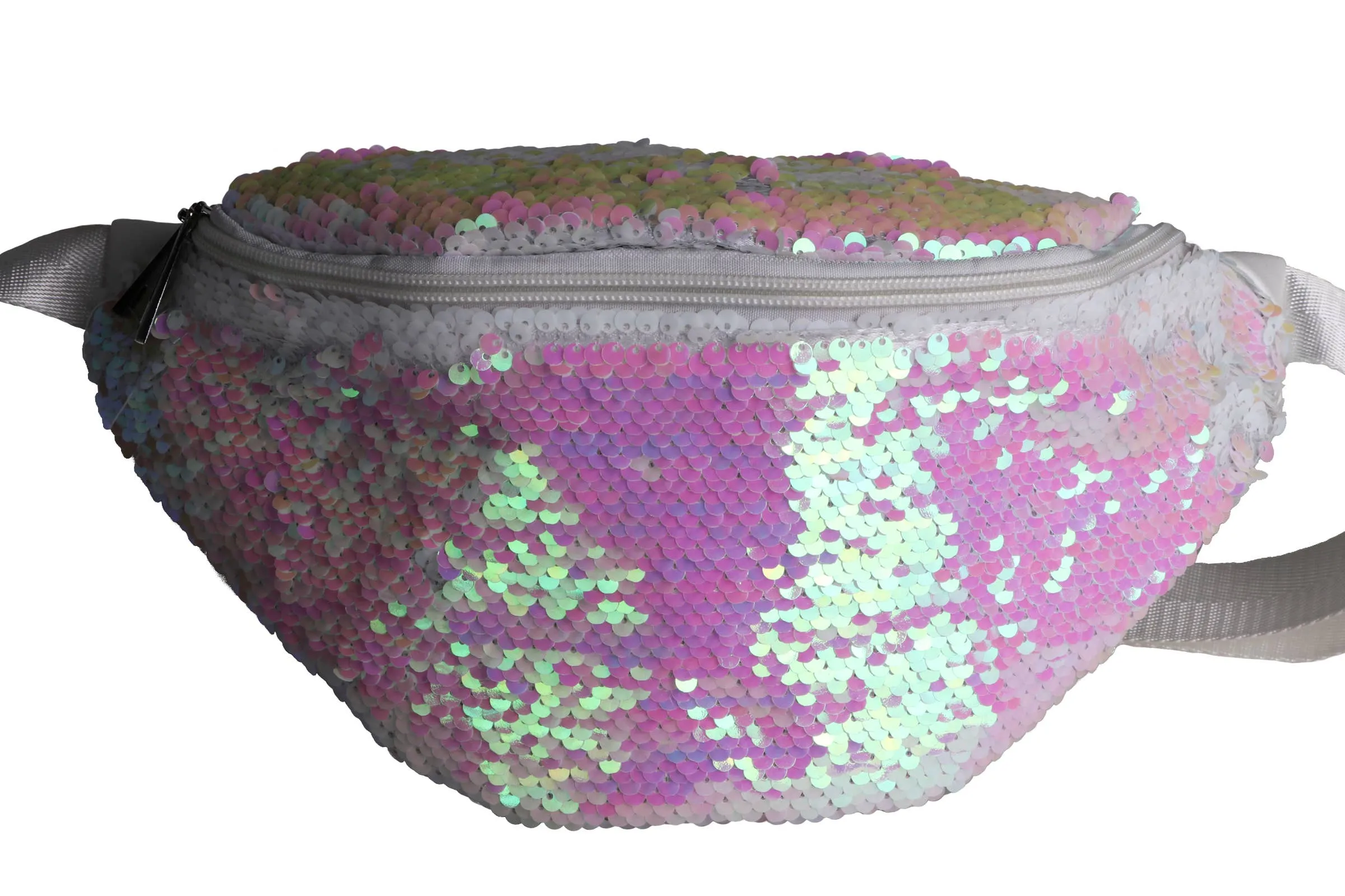3824 Sequin Fanny Pack Pride Rainbow Multi