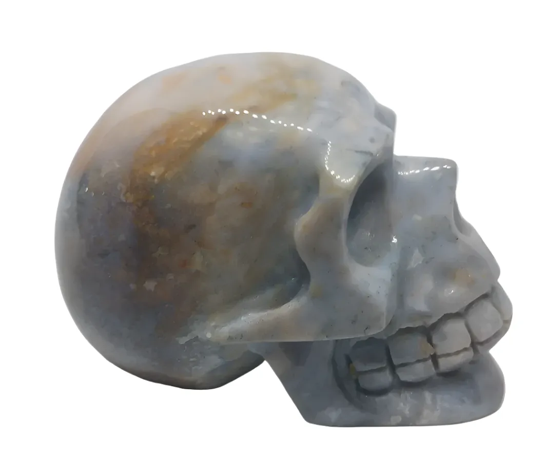 492G Ocean Jasper Crystal Skull