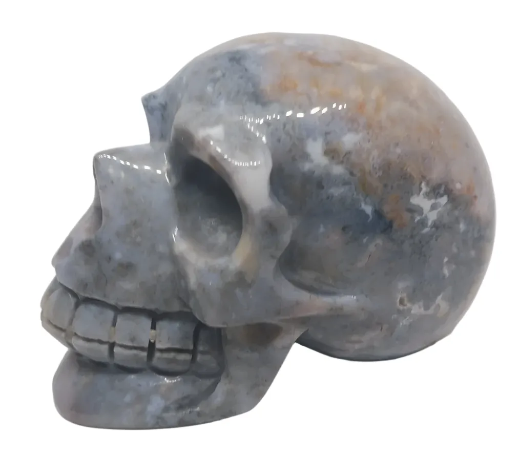 492G Ocean Jasper Crystal Skull