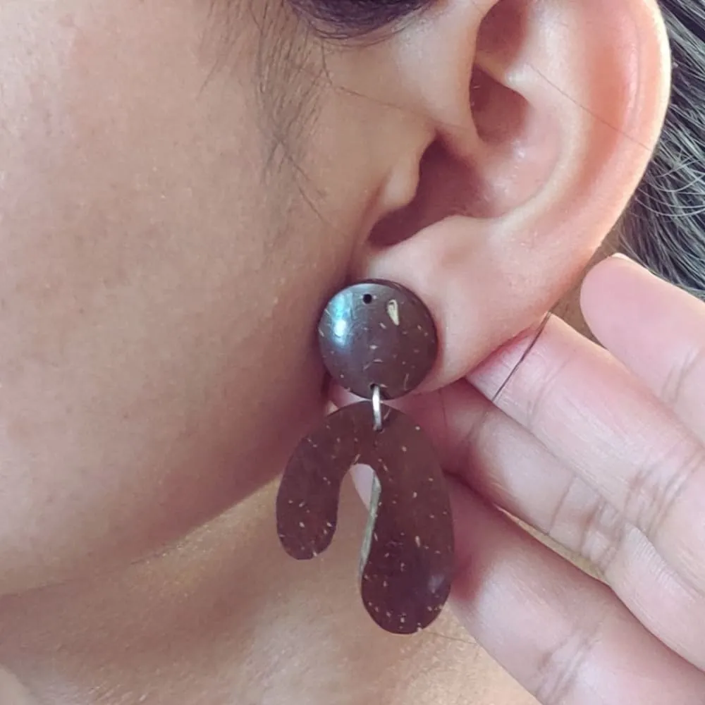 #5 - Coconut Shell Earrings