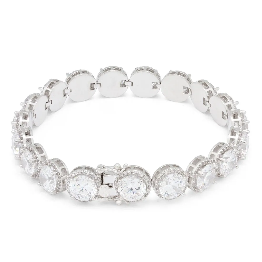 8mm Brillaint-Cut Tennis Bracelet
