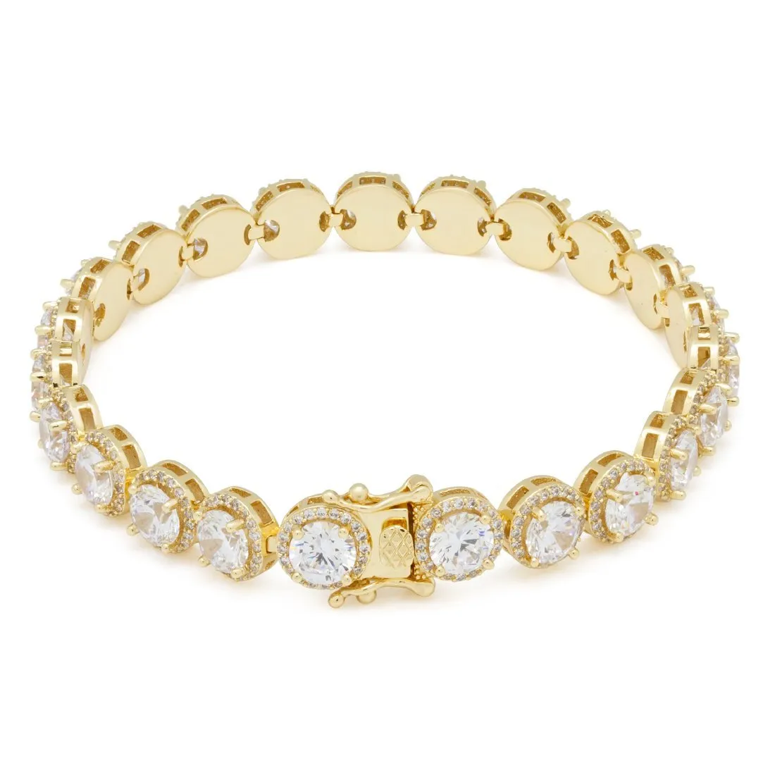 8mm Brillaint-Cut Tennis Bracelet