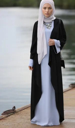 Abaya Dress Blue&Black