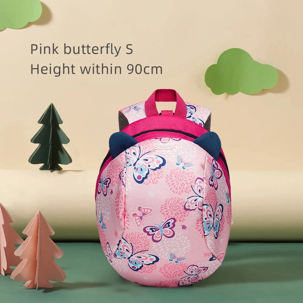 Adorable Dinosaur Toddler Backpack with Safety Harness & Lunch Bag