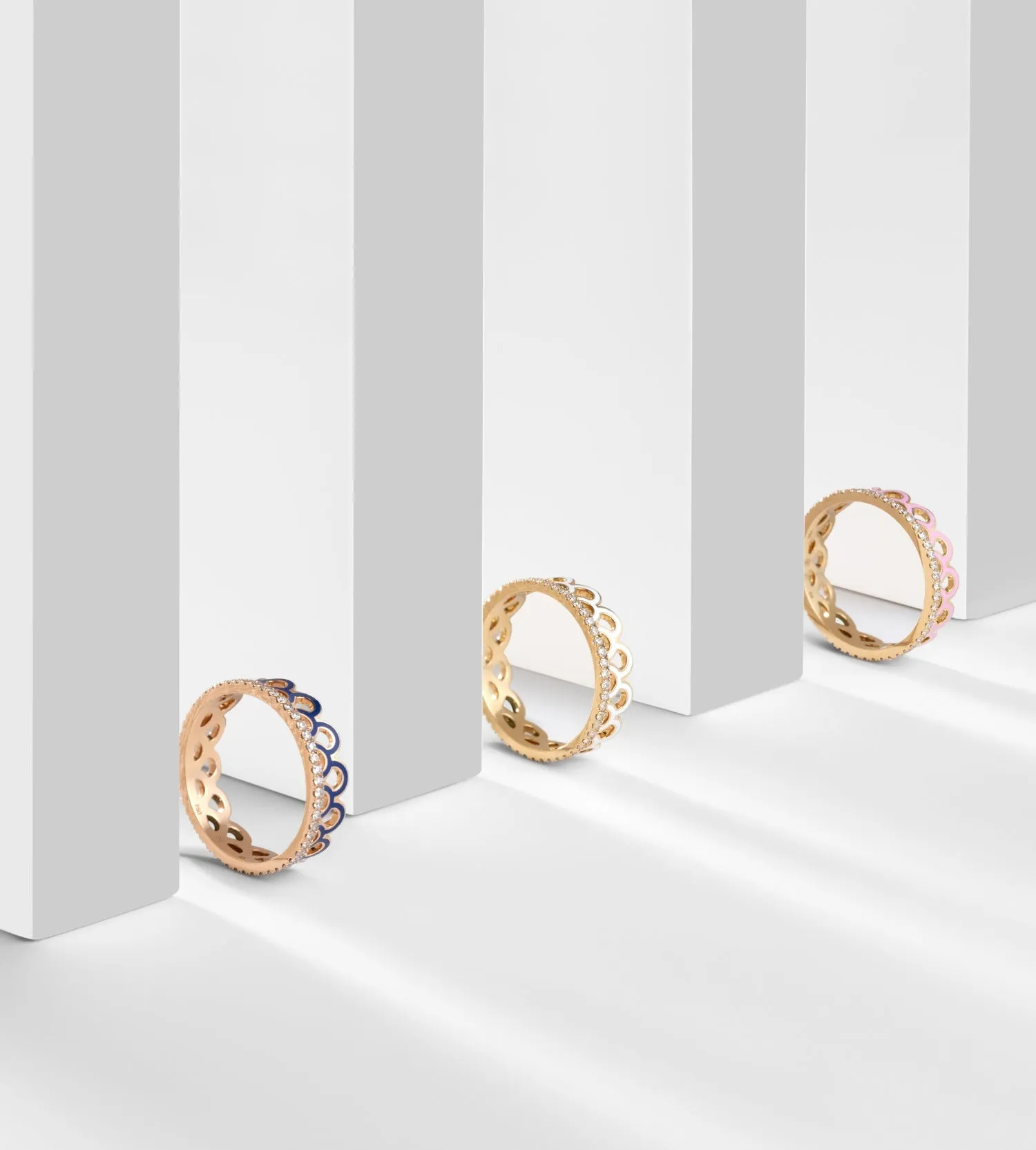 Alma Blush Duo Dome Ring