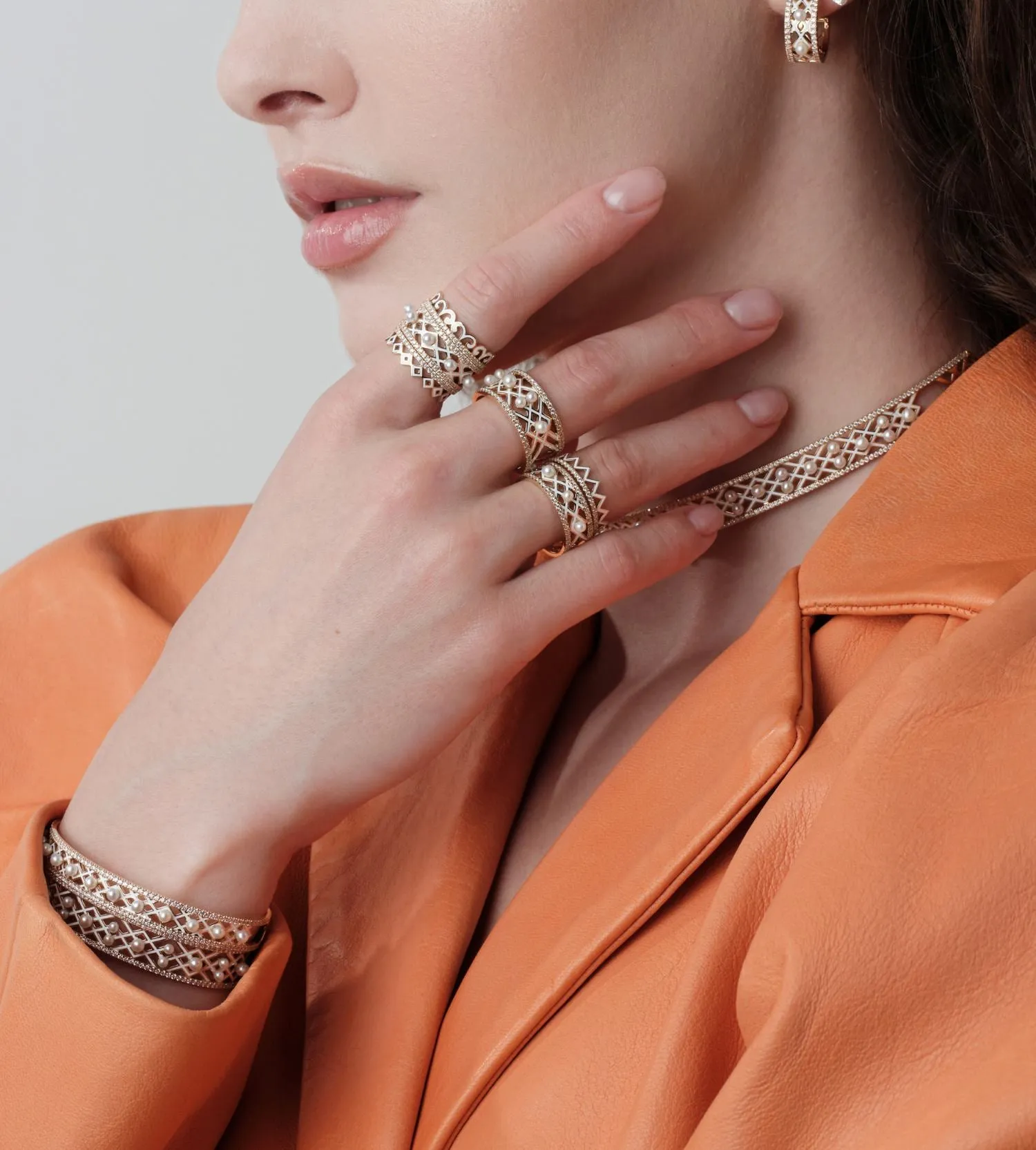Alma Ivory Fort Ring