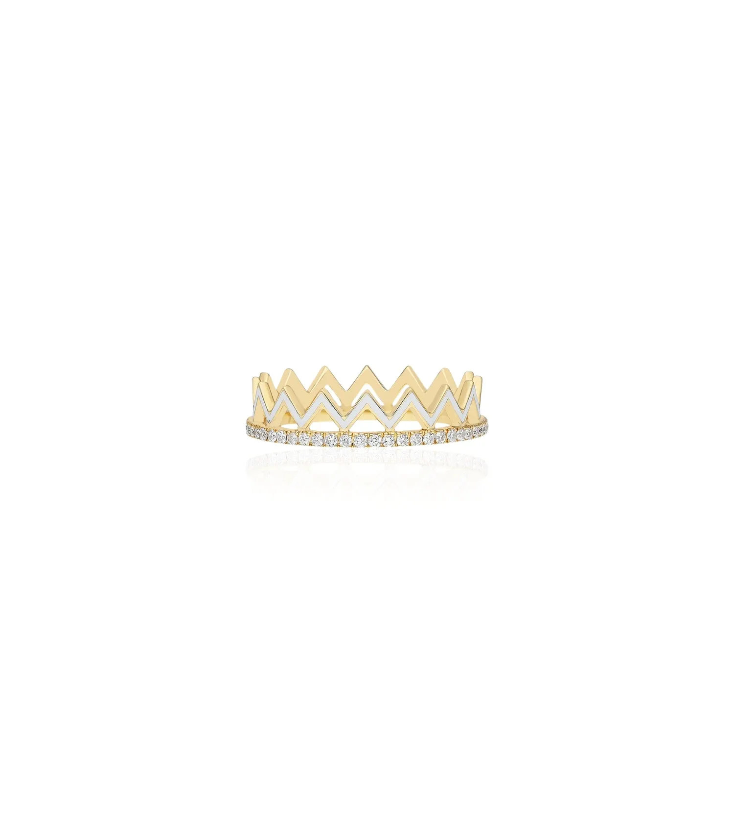 Alma Ivory Fort Ring