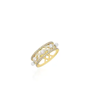 Alma Ivory Mini Ring