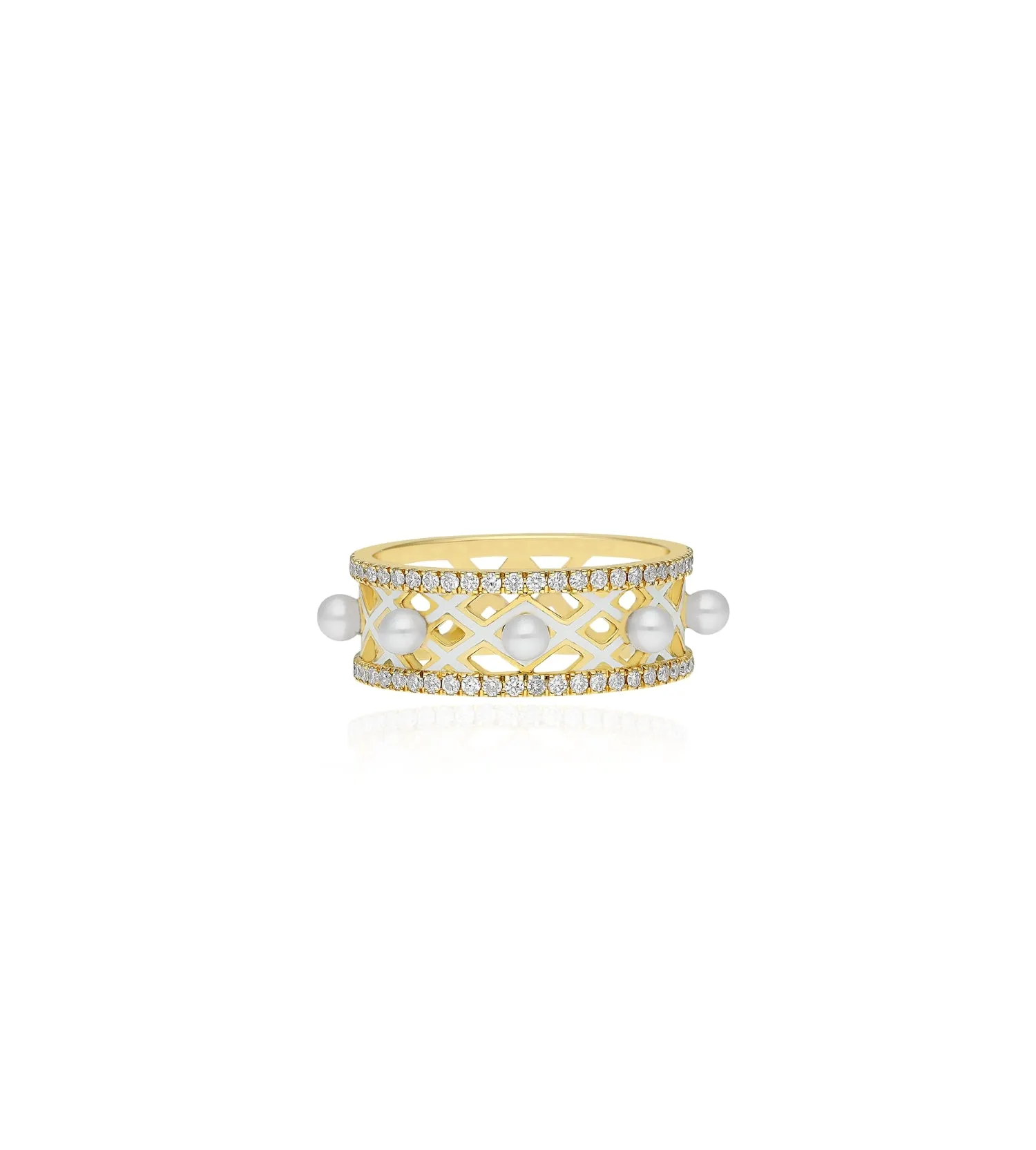 Alma Ivory Mini Ring