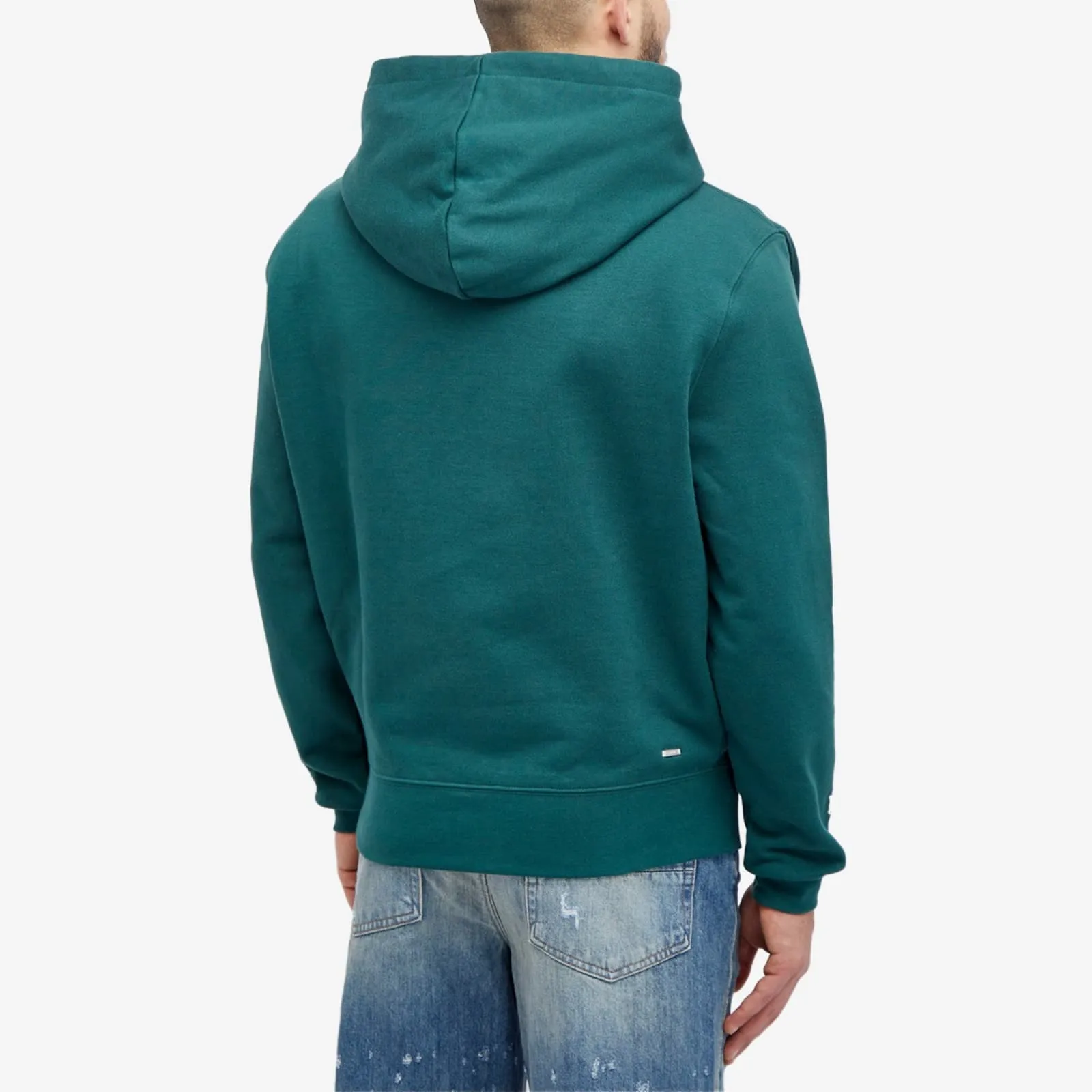 Amiri Staggered Logo Hoodie, green