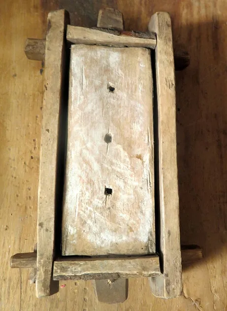 Antique Swedish Cheese Mold 8 1/2" Long