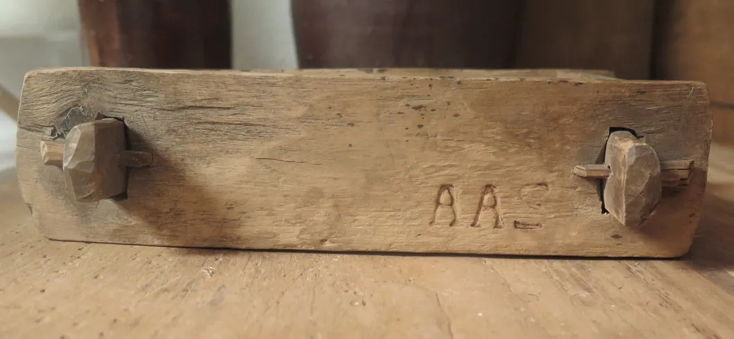 Antique Swedish Cheese Mold 8 1/2" Long