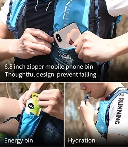 AONIJIE Running Backpack, 18L Hiking Backpack, With 2L Running Water Bottle For Cycling,Climbing Camping Running Bags
