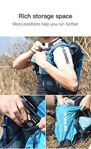 AONIJIE Running Backpack, 18L Hiking Backpack, With 2L Running Water Bottle For Cycling,Climbing Camping Running Bags