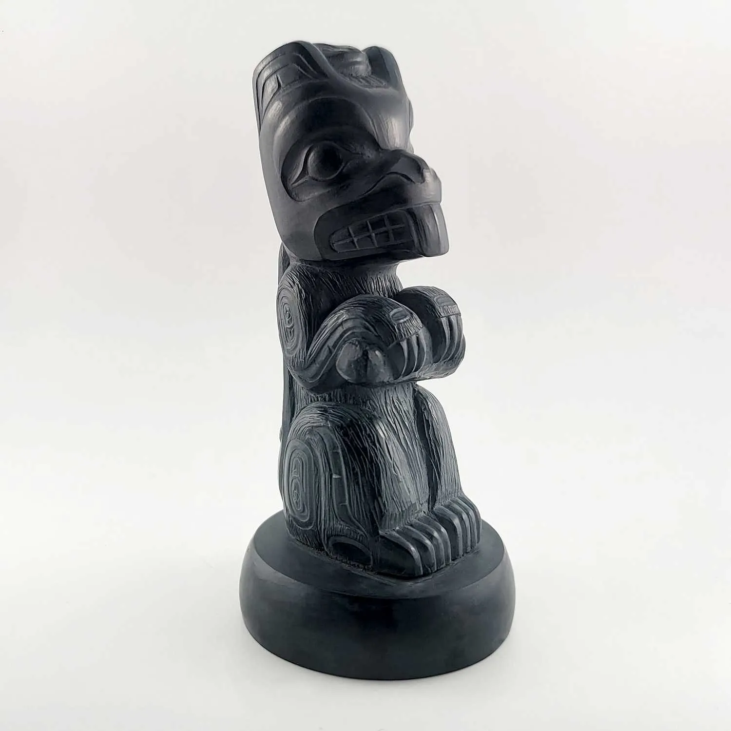 Argillite Beaver Carving