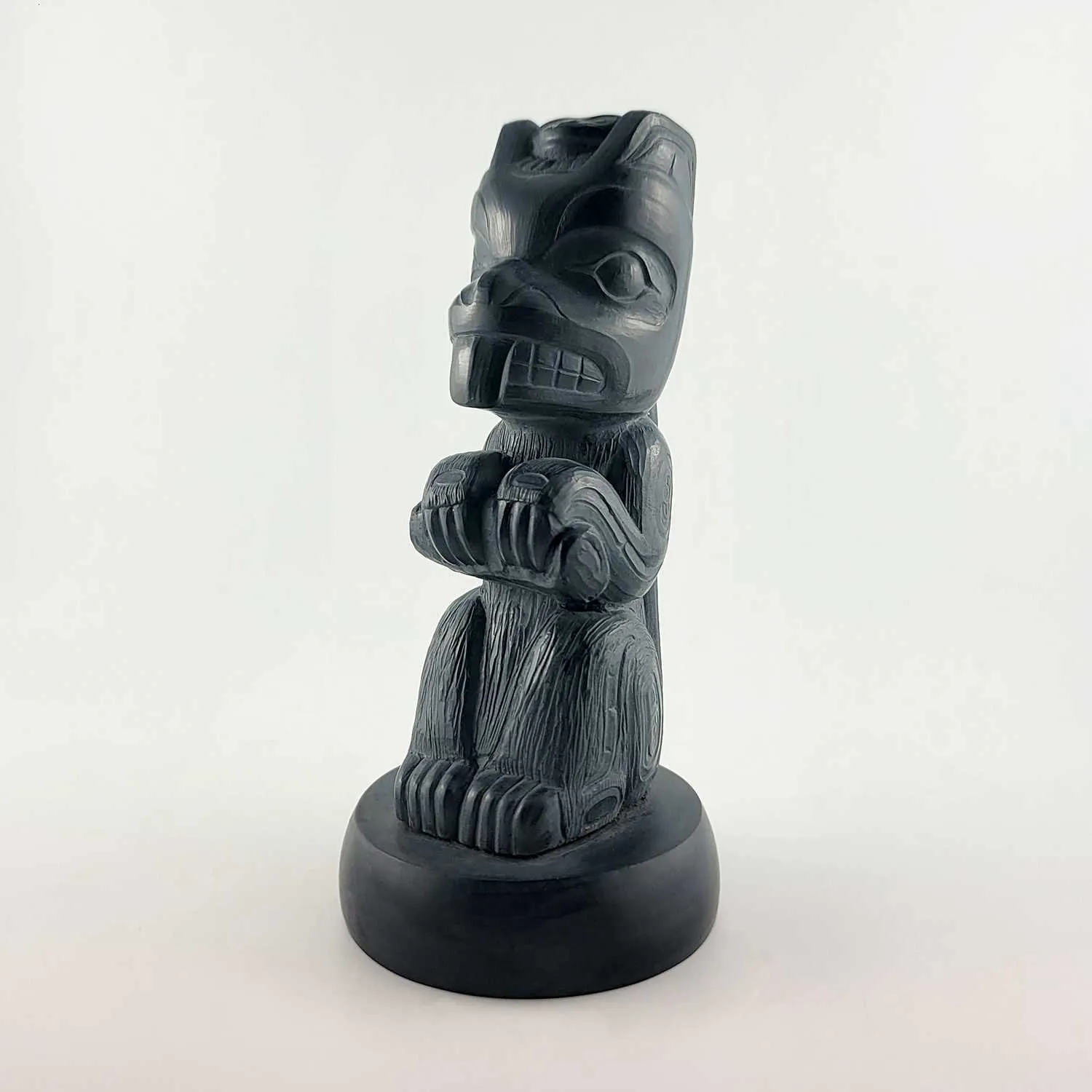 Argillite Beaver Carving