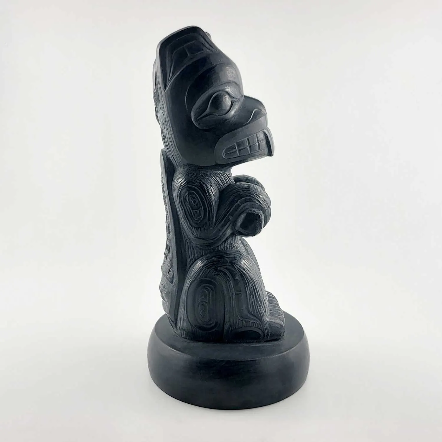 Argillite Beaver Carving