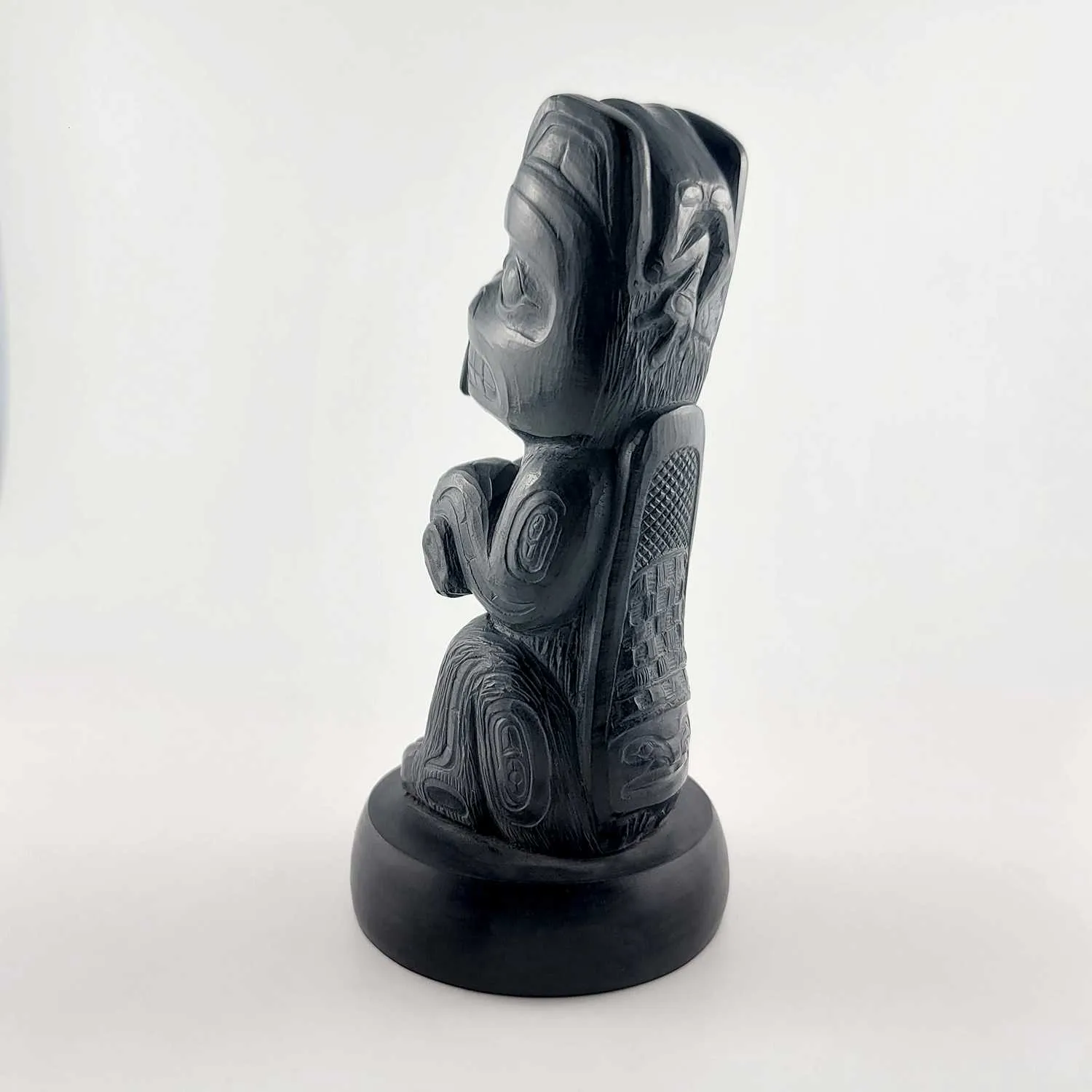Argillite Beaver Carving