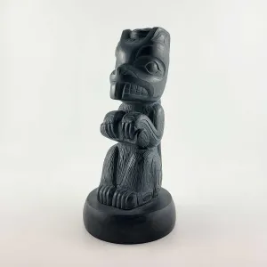 Argillite Beaver Carving