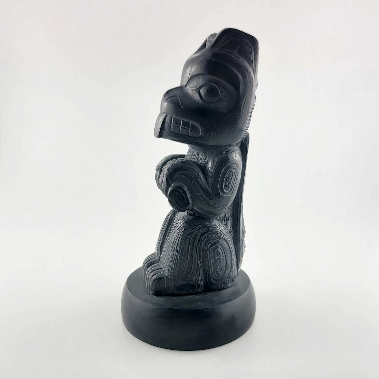 Argillite Beaver Carving