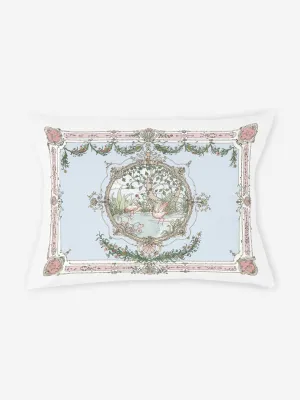 Atelier Choux Baby Boys Tapestry Original Satin Pillow Cover in Blue (40 cm x 30 cm)