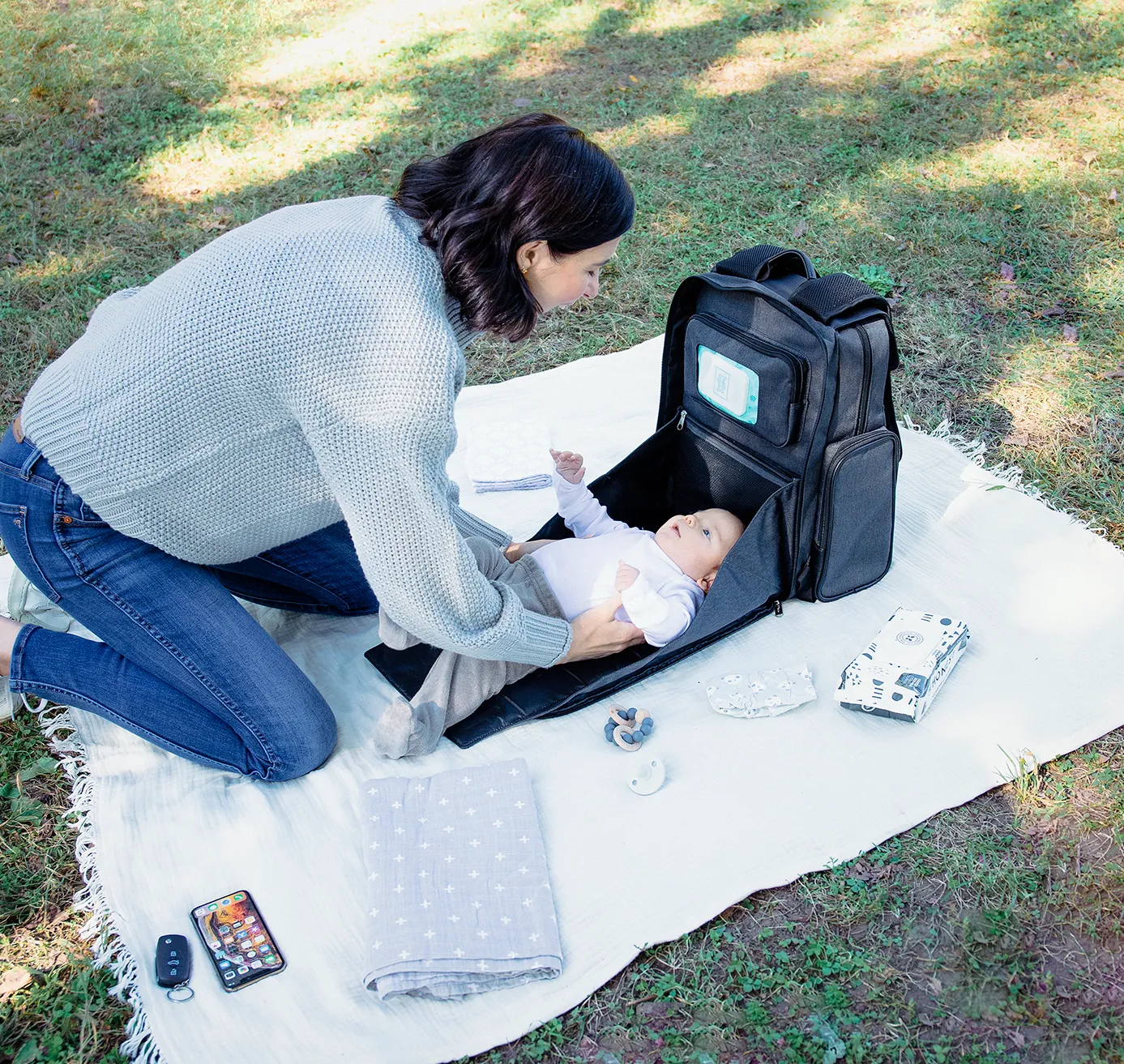 Baby Brezza Dante Changing Station Diaper Backpack