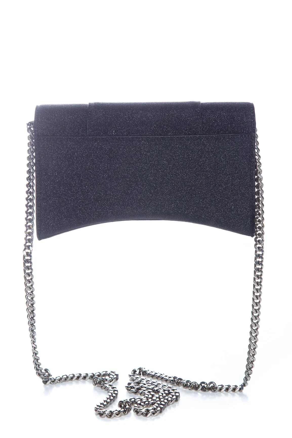 Balenciaga Black Hourglass Glitter Handbag