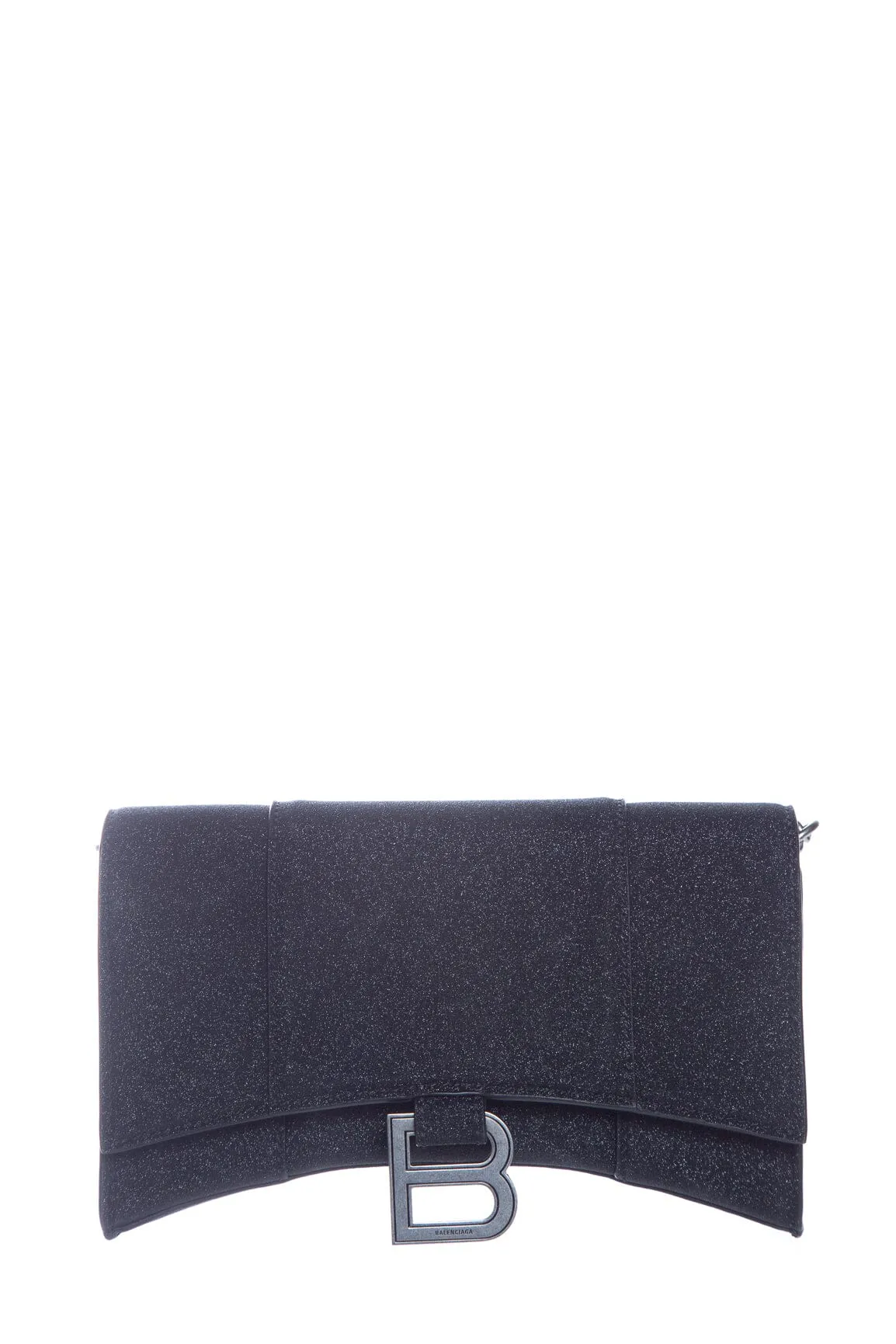 Balenciaga Black Hourglass Glitter Handbag