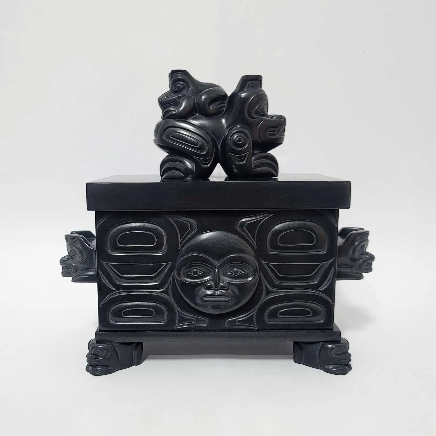 Bear Mother Argillite Box