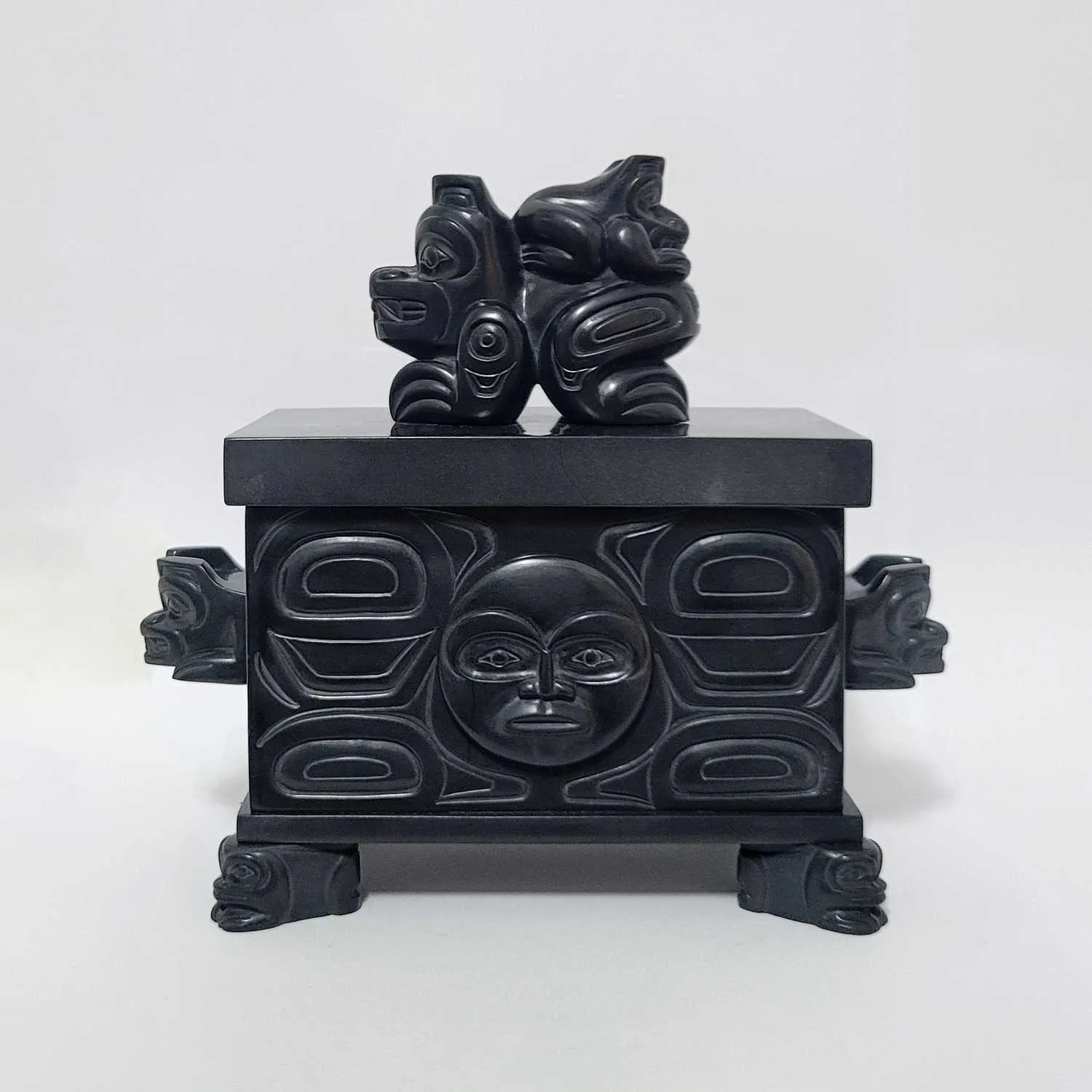 Bear Mother Argillite Box