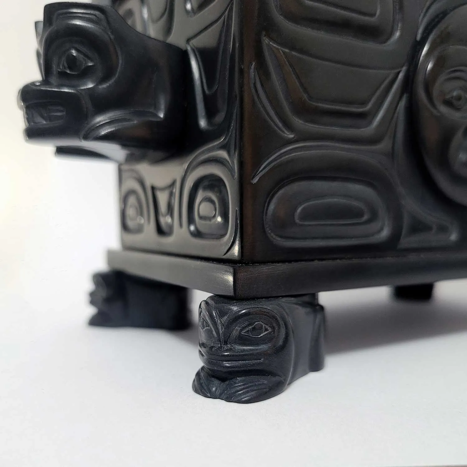 Bear Mother Argillite Box