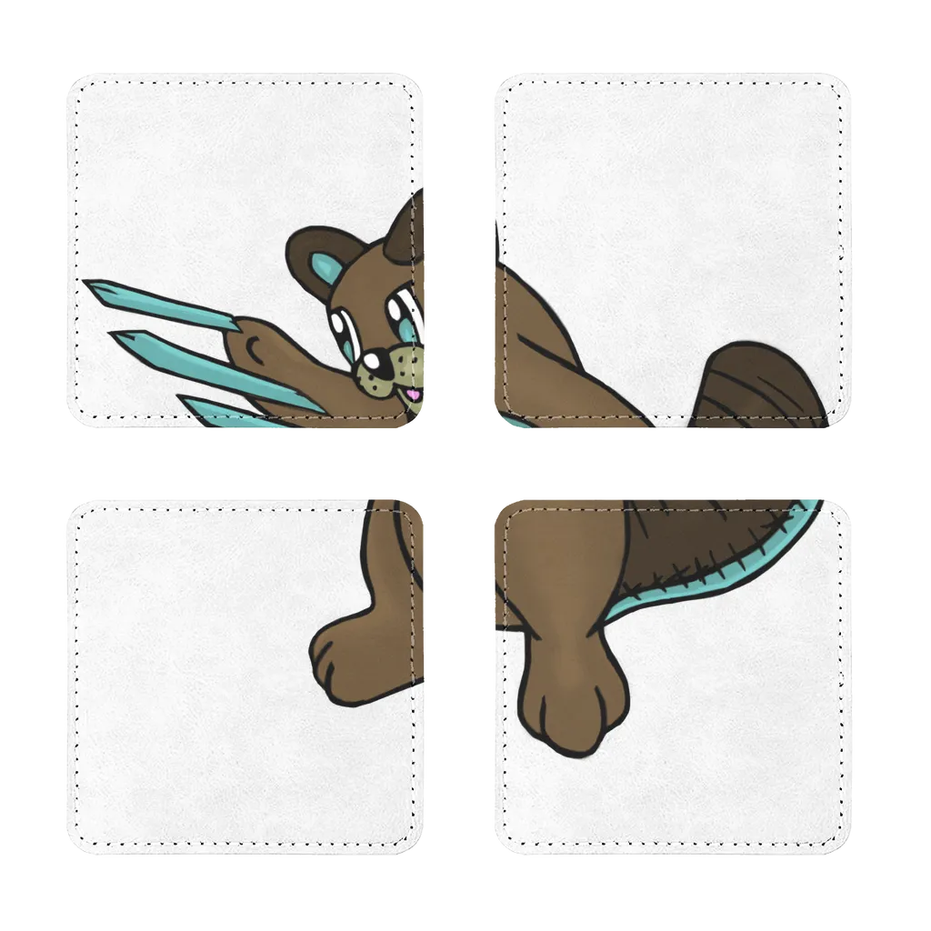 Beaveice Sublimation Coasters Pack of Four