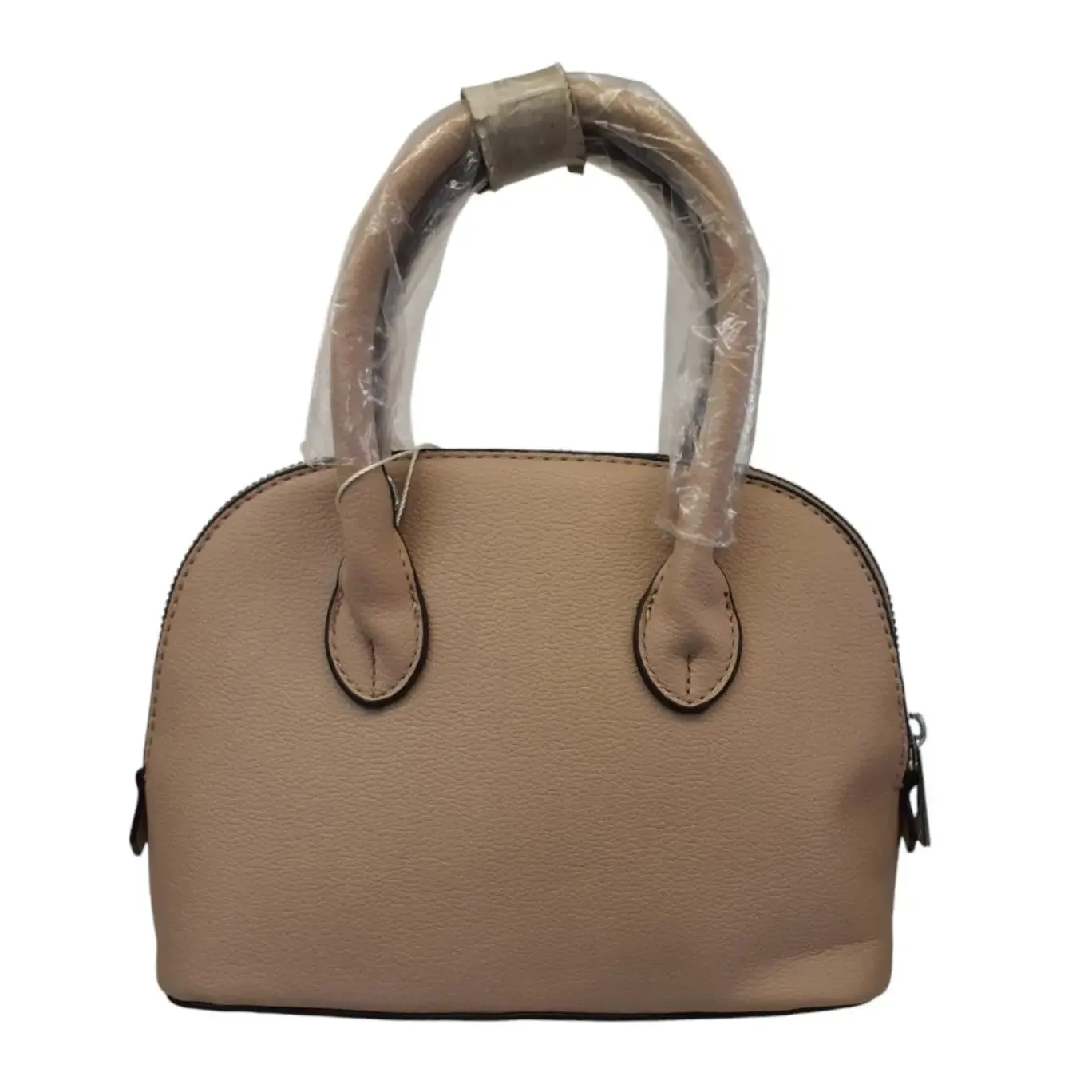 Beige Rhinestone Mini Handbag