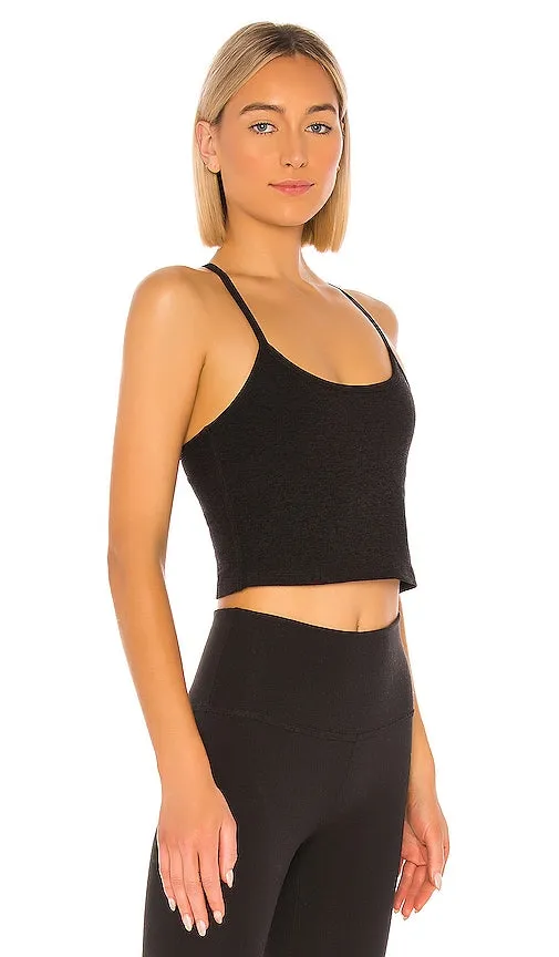 Beyond Yoga Spacedye Cropped Tank in Black