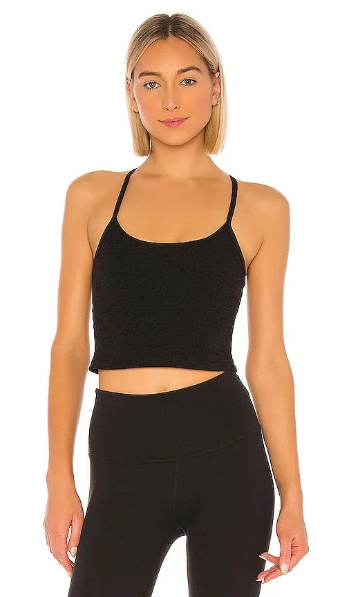 Beyond Yoga Spacedye Cropped Tank in Black