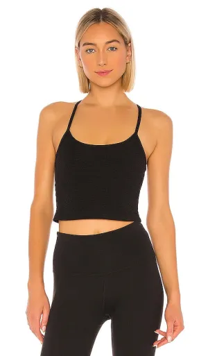 Beyond Yoga Spacedye Cropped Tank in Black