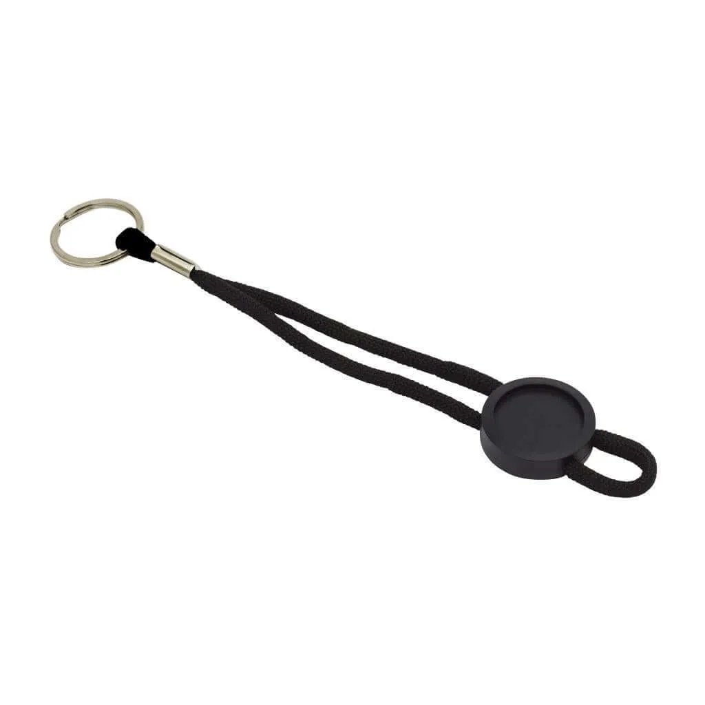 Blank 25mm Insert Keyring With Wrist Strap - Pack of 10