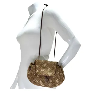 Bottega Veneta 1980s Suede Drawstring Handbag